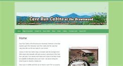 Desktop Screenshot of caveruncabins.com